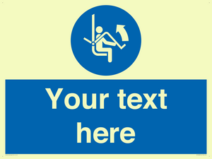 Custom Mandatory: Open safety bar of chairlift